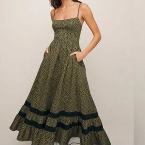 Reformation Baina dress in dandy size 2 worn once like new condition